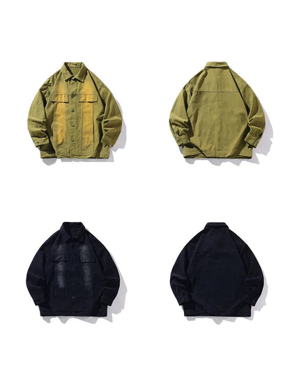 vintage high street washed denim jacket fashion streetwear luxury brand unisex jean coats loose casual male jackets unique jeans style 100