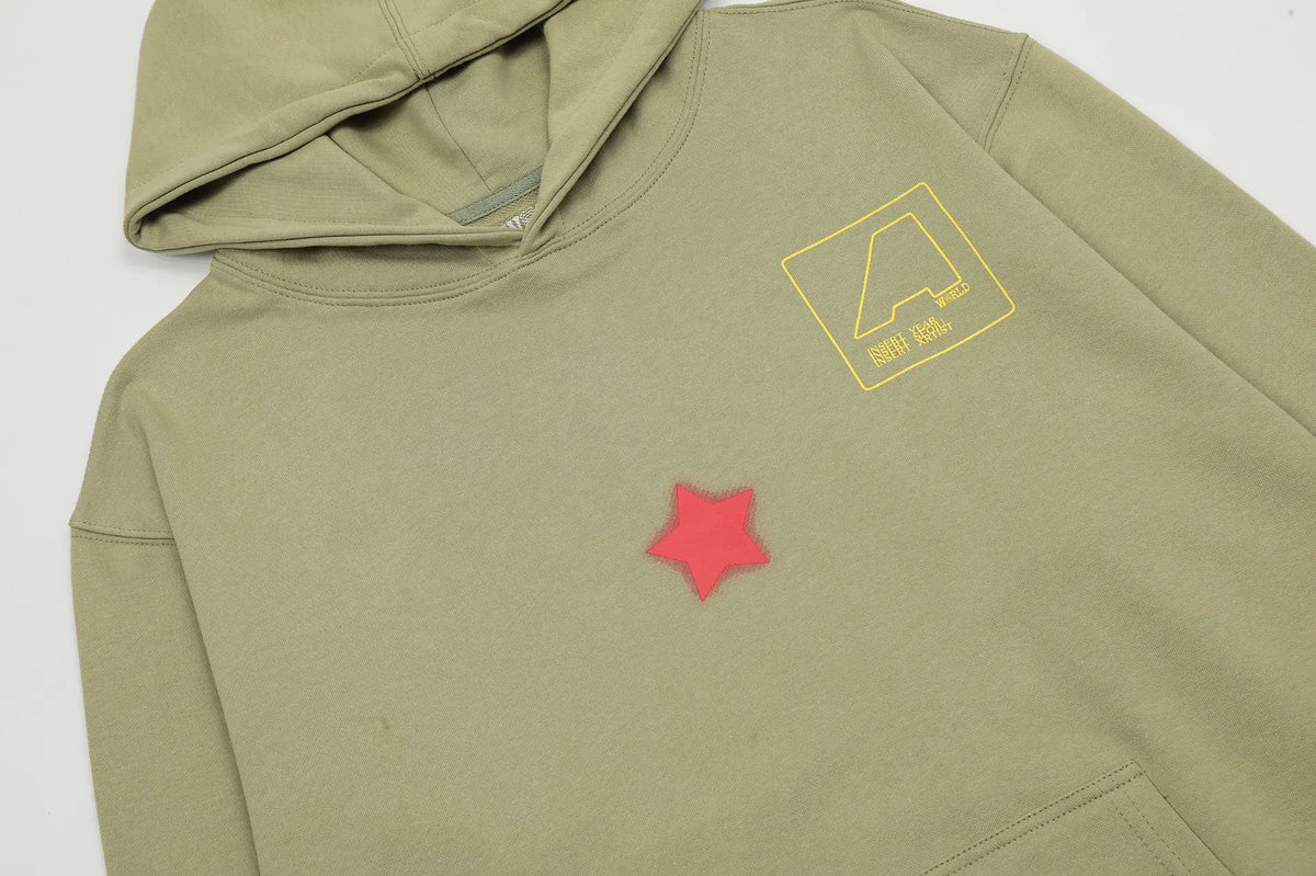 New 2023 Luxury Men Circus UTOPIA Death Star Pullover Hoodies Hoody Hooded Sweatshirts Velvet Cotton Drake Kanye Fleece #683 Street King Limited