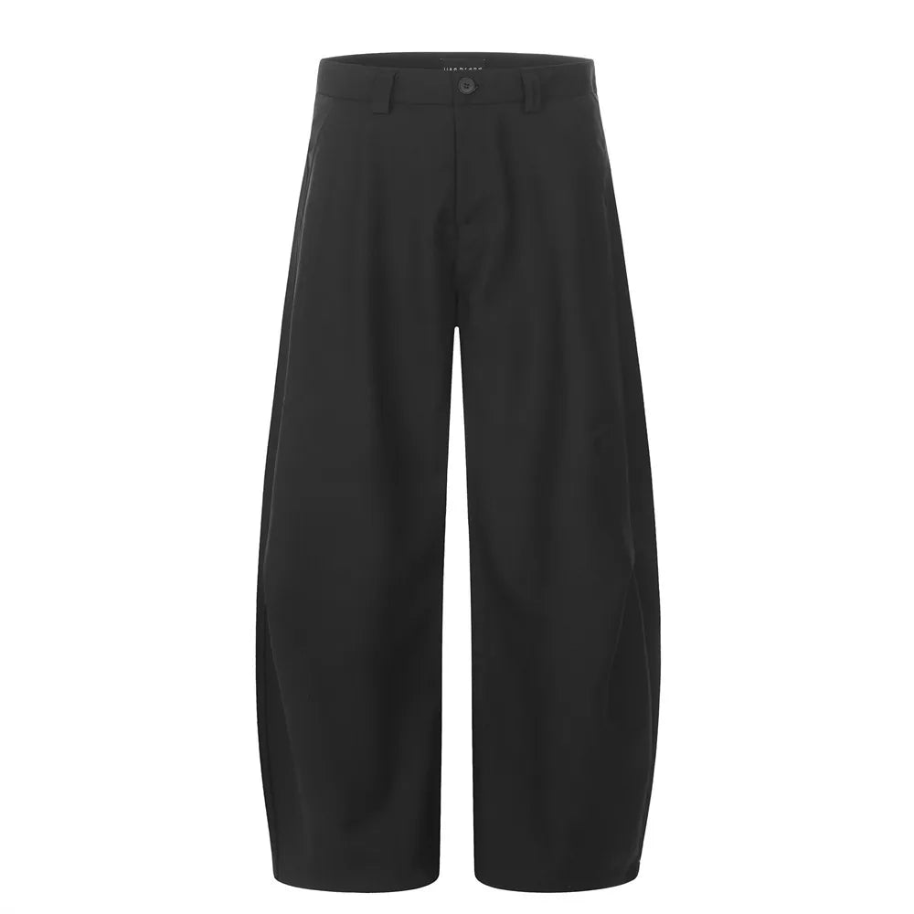 men women american streetwear fashion loose casual vibe hip hop cleanfit wide leg suit pant boyfriend harem pants trousers unique default style 1960