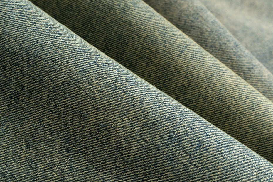 men vintage jeans distressed retro loose straight denim pants 2024 man ro style jeans trousers unique jeans style 833