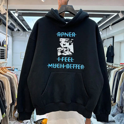 Printed fleece crack hoodie Street King Limited