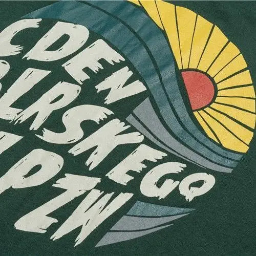 American trendy brand printed T-shirt for men summer new pure cotton couple T-shirt short-sleeved women's loose casual y2k tops Street King Limited