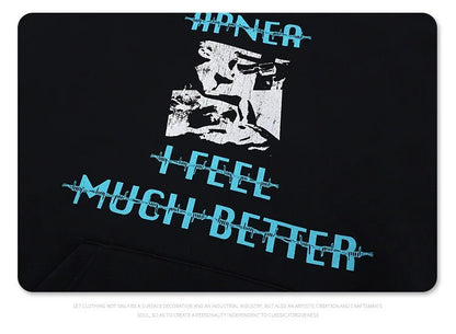 Printed fleece crack hoodie Street King Limited