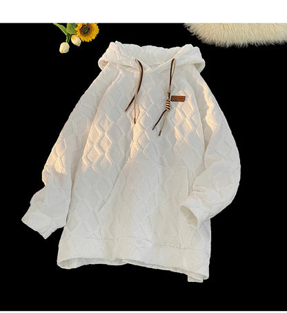 2024 New Men's Hoodie Fashion Korean Casual Loose Hooded Shirt Large Size Harajuku Couple Clothing Hip Hop Streetwear Street King Limited