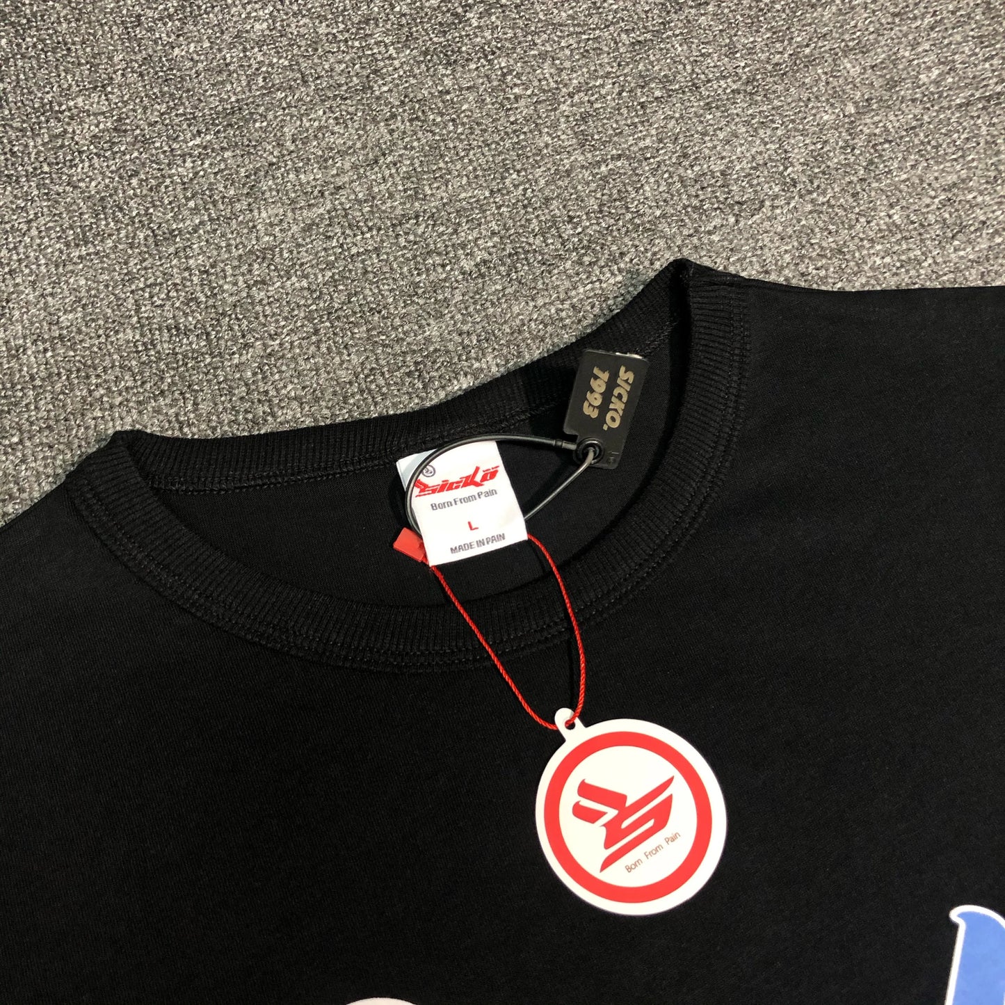 New 2022 Sicko Blue Born From Pain IAN CONNOR T Shirts T-Shirt Hip Hop Skateboard Street Cotton T-Shirts Tee Top kenye #R031 Street King Limited
