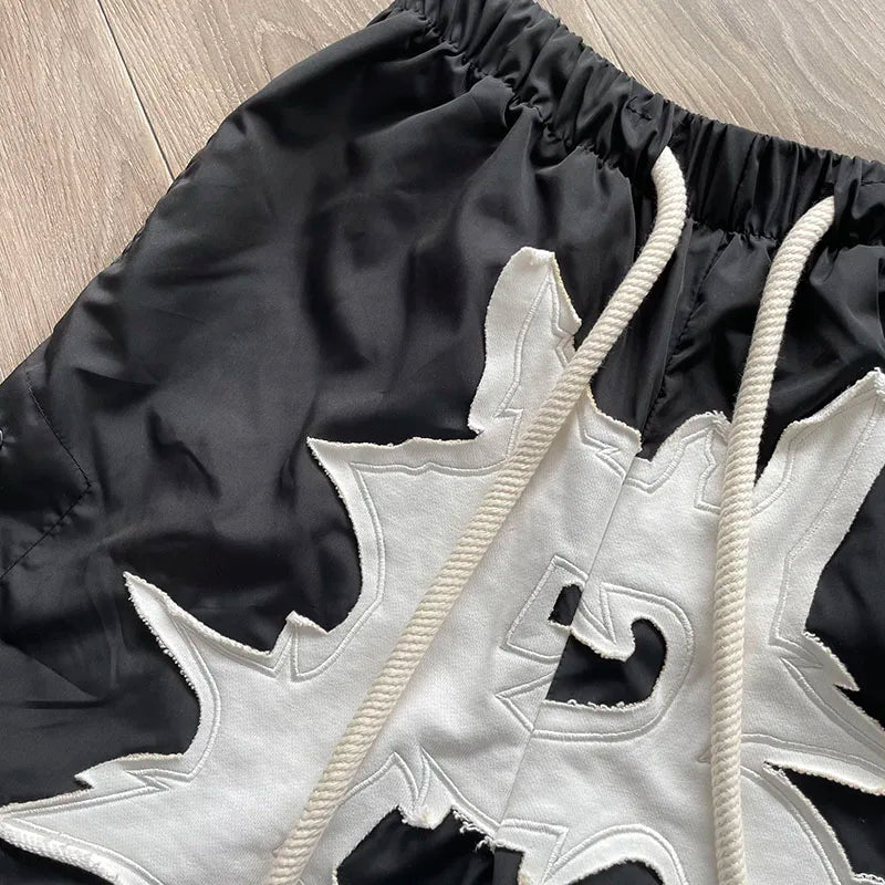 New 2023 Novelty High Comfortable Billionaire Embroidery Skateboard Street Cotton Casual Shorts Kanye Hip-hop Parkour #530 Street King Limited