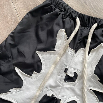 New 2023 Novelty High Comfortable Billionaire Embroidery Skateboard Street Cotton Casual Shorts Kanye Hip-hop Parkour #530 Street King Limited