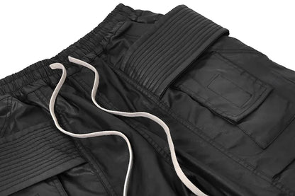 new men 2023 rick waxed tactical paratrooper cargo comfortable cotton parkour sweat casual pants sweatpants tag 720 urban active pants