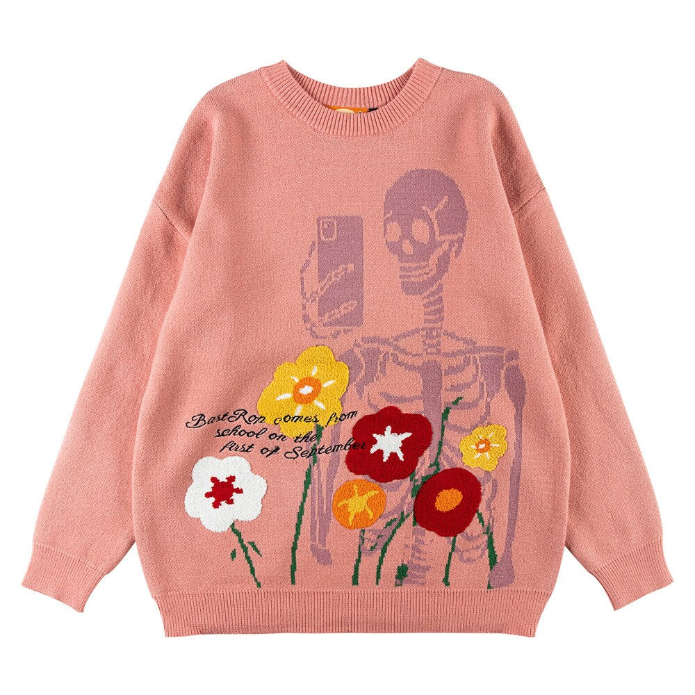 "Cell Phone" Unisex Men Women Streetwear Graphic Sweater Daulet Apparel