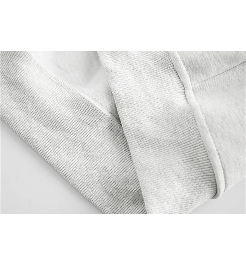 Autumn Oversized Zipper Hoodies For Men New Casual Hooded Cardigan Jackets Streetwear Patchwork Fleece Y2K Hoody Sweatshirts Street King Limited