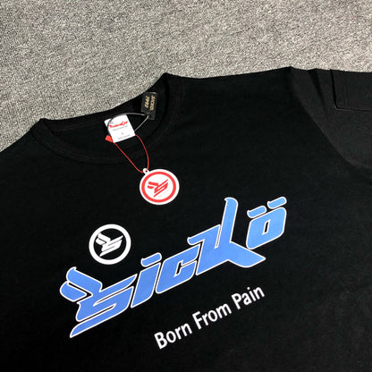 New 2022 Sicko Blue Born From Pain IAN CONNOR T Shirts T-Shirt Hip Hop Skateboard Street Cotton T-Shirts Tee Top kenye #R031 Street King Limited