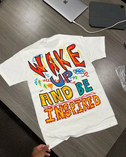 Y2k summer High Street Fashion Letters Eye Print Men Short Sleeve T-shirt Goth Harajuku Loose Fashion Casual Crewneck Shirt Street King Limited