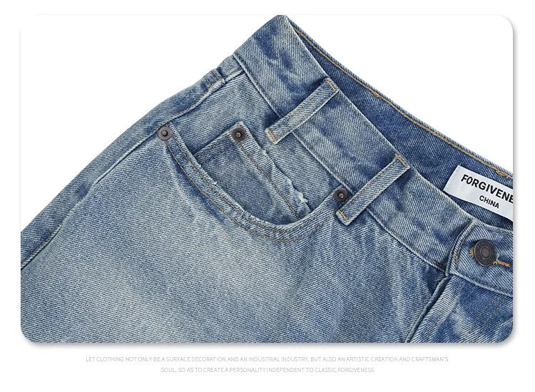 Destroy straight-leg wide jeans Street King Limited