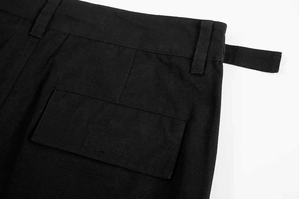 y2k knee detachable multi pockets camouflage cargo pants mens streetwear patchwork baggy overall ropa hombre oversized trousers unique cargo style 2412