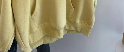 Designed embroidered squirrel hooded sweatshirt for women in spring and autumn loose and versatile American style lazy jacket Street King Limited