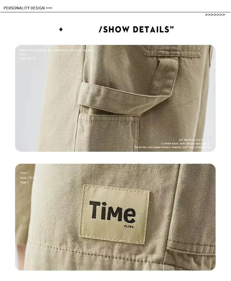 summer american casual retro shorts for men 2025 new loose straight short sweatpant streetwear fashion five point baggy bermudas unique joggers style 340
