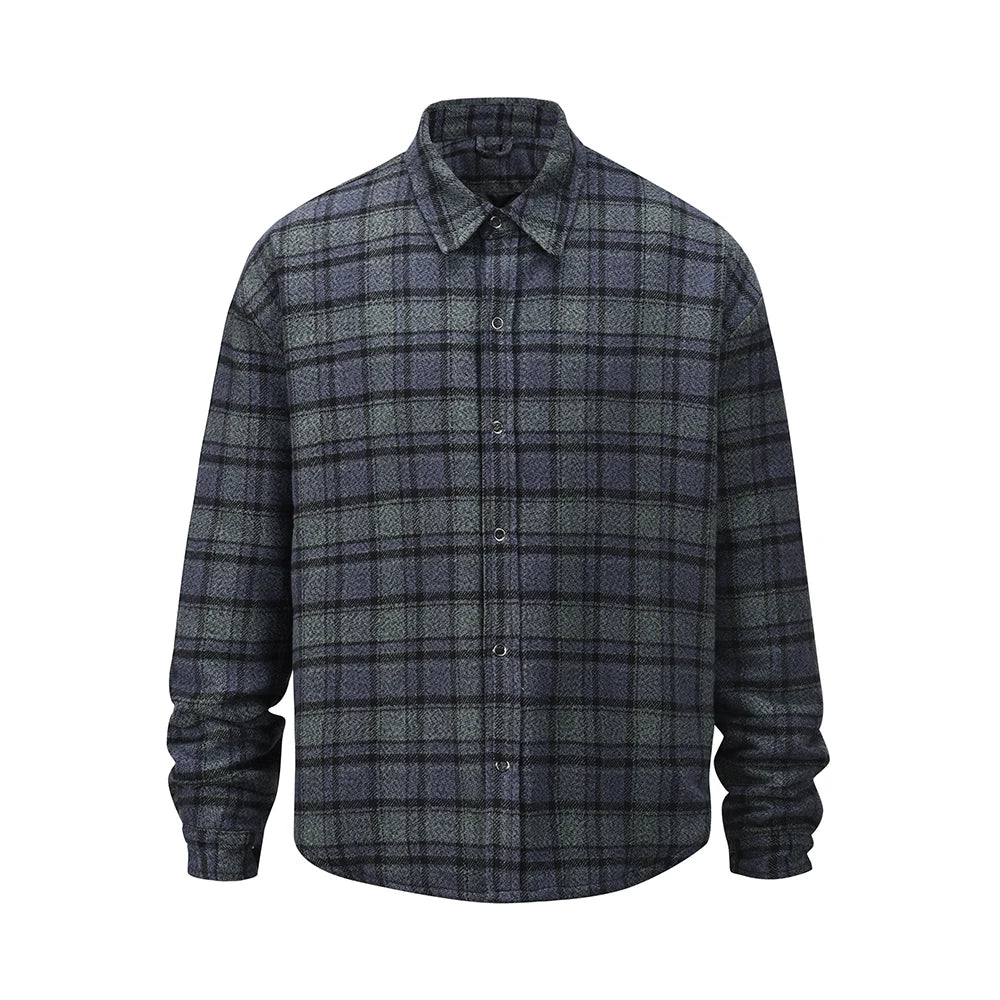 y2k streetwear vintage plaid winter padded cotton jacket for men and women lapel baggy casual ropa chaquetas hombre thick coat minimalist street pants