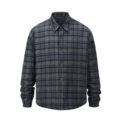 y2k streetwear vintage plaid winter padded cotton jacket for men and women lapel baggy casual ropa chaquetas hombre thick coat minimalist street pants