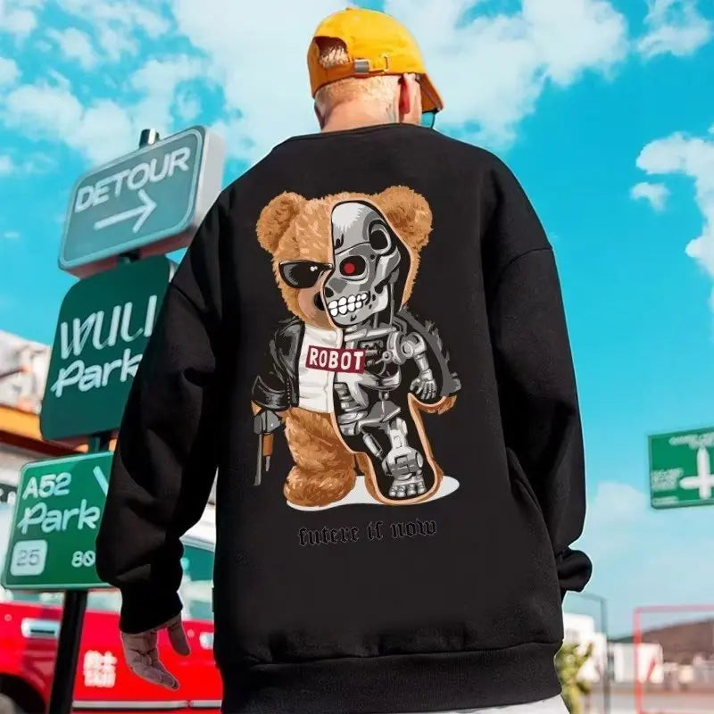 Spring Autumn Long Sleeve Men's Hoodie Fashion Streetwear Printing Pullover Men Casual Men Clothing Harajuku Sweatshirts Men Street King Limited