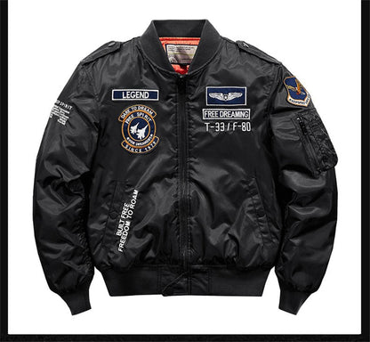 2023 hot bomber jacket mens air force ma 1 military baseball jacket plus size coat thick cargo jacket men clothing unique cargo style 5541