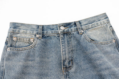 Streetwear Y2k Pantalones Hombre Washed Baggy Flare Jeans Unisex Straight Frayed Casual Denim Trousers Oversized Cargo Pants Street King Limited