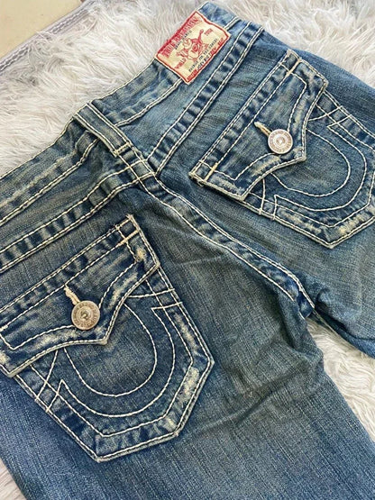 hip hop vintage red true faith embroidered jeans street gothic loose casual denim trousers couples baggy pants y2k clothes vintage washed jeans
