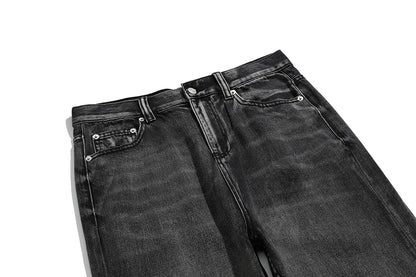 Harajuku Washed Vintage Straight Wide Leg Denim Pants Men and Women High Street Baggy Casual Flare Jeans Pants  Y2K Oversized Street King Limited