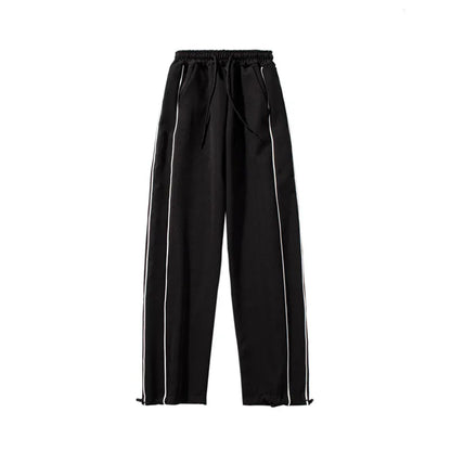 Black Casual Pants Men Fashionable Oversized Sports Pants Men Streetwear Hip-hop Loose Wide Leg Pants Mens Joggers Trousers Street King Limited