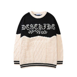 "Describing" Unisex Men Women Streetwear Graphic Sweater Daulet Apparel