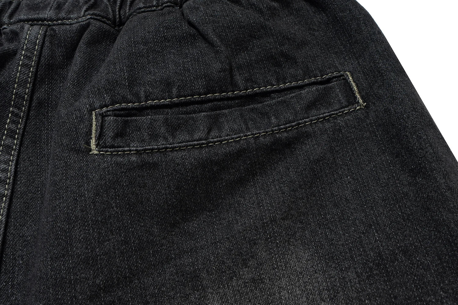 Ro Style Ribbons Streetwear Multi-pockets Cargo Short for Men Elastic Waist Wide Leg Baggy Jeans Knee Length Pants Loose Overall Street King Limited