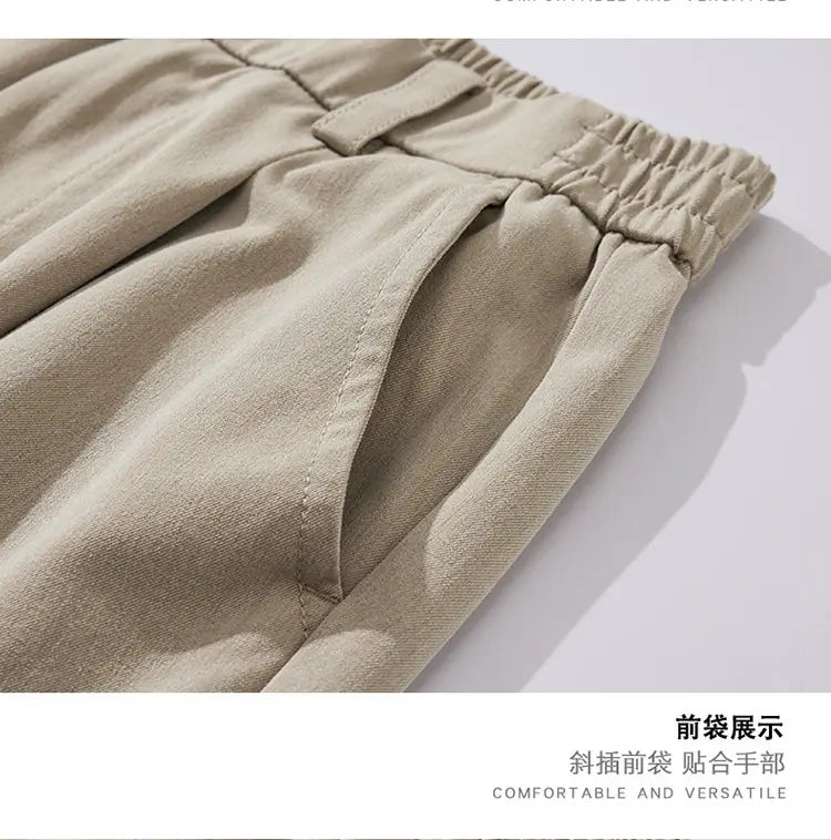 simple casual pants mens spring autumn loose fashion straight wide leg plus size pants cityboy streetwear trousers unique default style 2144