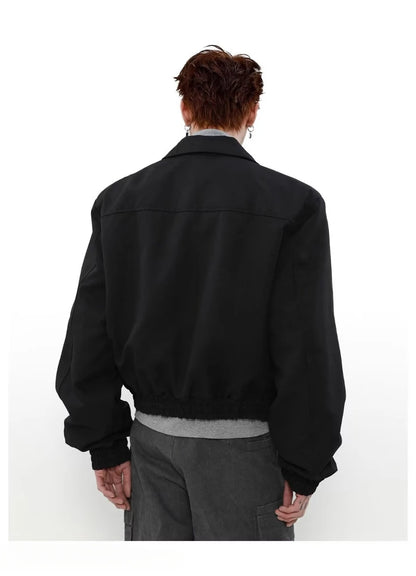 spring american pilot jacket mens street trend three dimensional multi pockets shoulder padded coats high street outwear unisex unique default style 3150