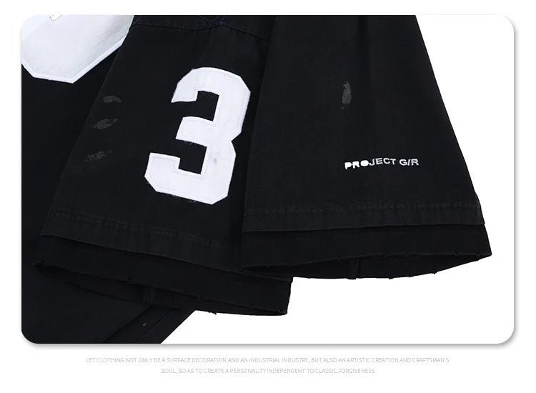 Embroidered patchwork shirt Street King Limited