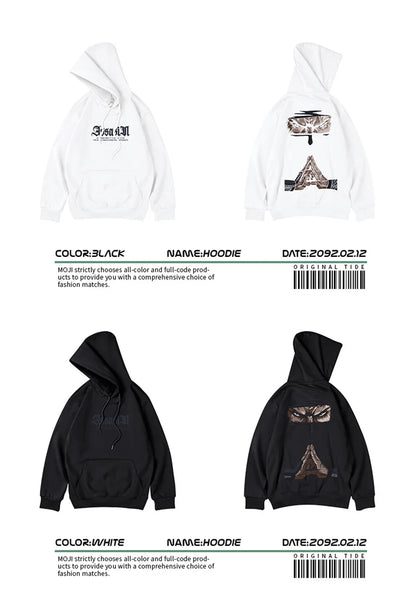 Funny Anime Ninja Mudra Graphic Printed Hoodies For Men Hip Hop Streetwear Pullovers Hooded Sweatshirts Y2K Goth Fashion Hoody Street King Limited