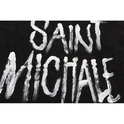 Newest Saint T-shirts Letter Pattern Tops Tee Men Woman Spring Best Quality Casual Crewneck Short Sleeve Street King Limited