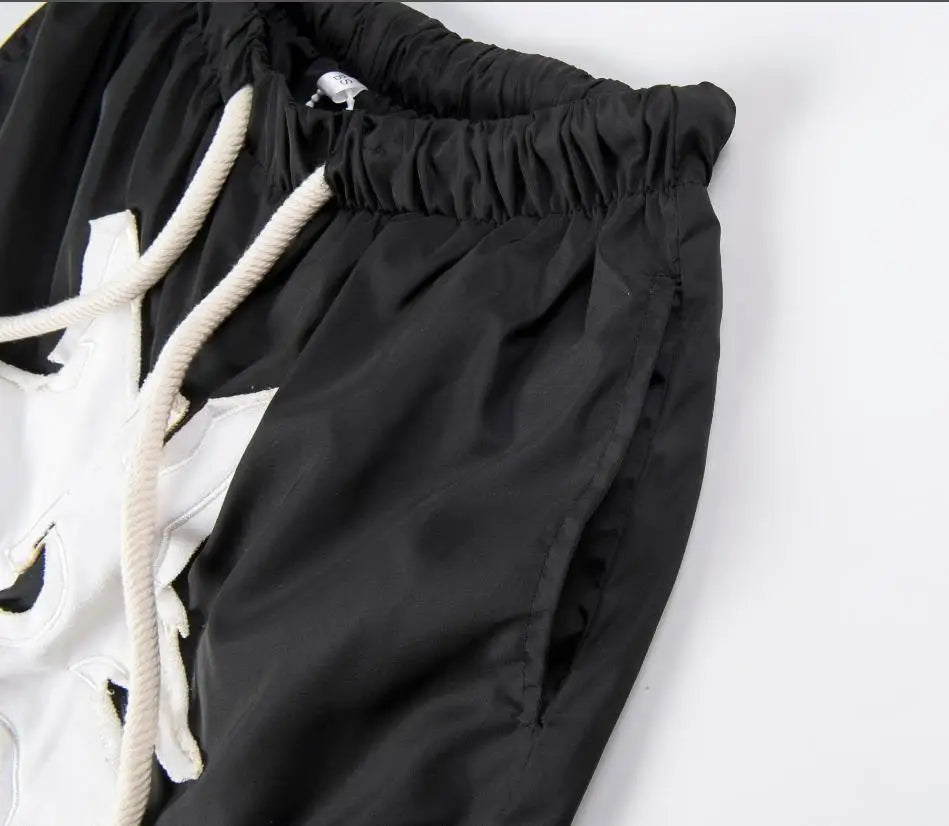 New 2023 Novelty High Comfortable Billionaire Embroidery Skateboard Street Cotton Casual Shorts Kanye Hip-hop Parkour #530 Street King Limited