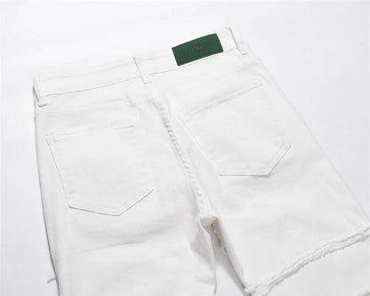 skinny punk jeans men distressed tassels denim pants streetwear harajuku hip hop jeans trousers hip hop y2k retro pant unique jeans style 2852