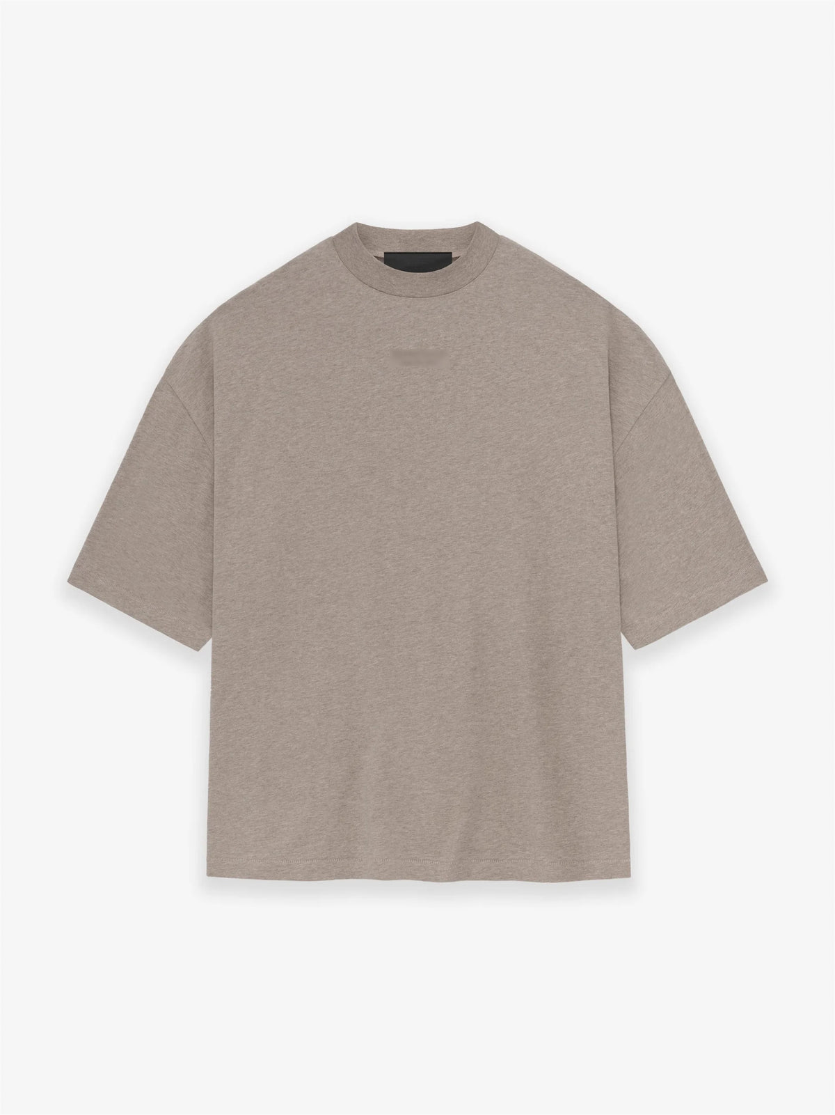 24FW FogEss Cloud Series CleanFit Summer Solid Silicone letters Full Cotton Quality Short Sleeve Tops T Shirt For Summer Street King Limited