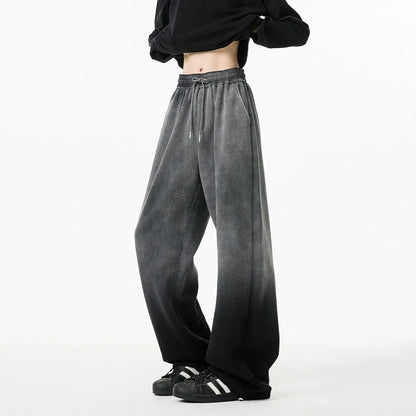 gradient sport pant men women loose casual streetwear fashion hip hop track jogger sweatpants couple plus size trousers urban active pants