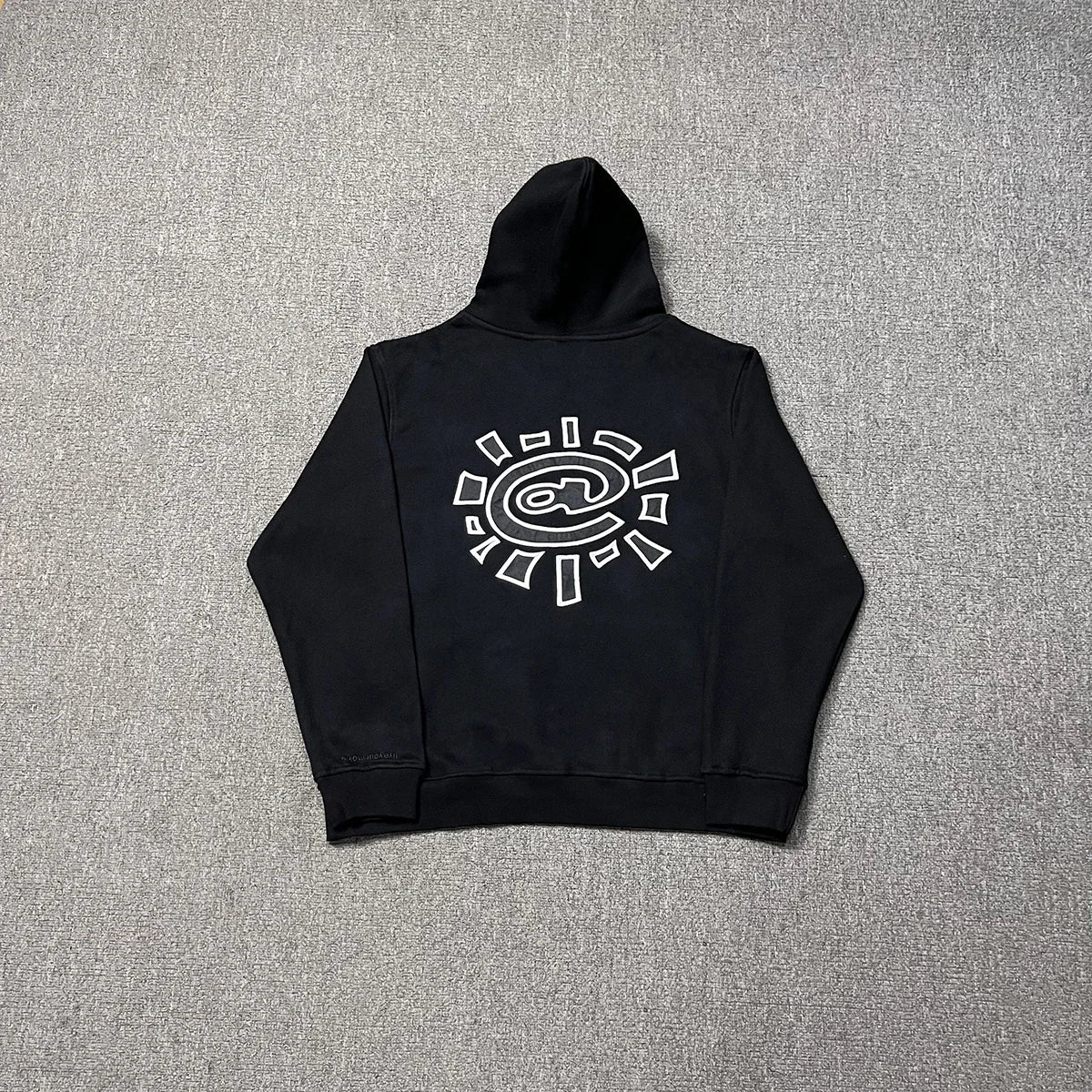 Harajuku Logo Embroidery Thick Fleece Hooded Hoodies for Men and Women Pullover Baggy Casual Sweatshirts Oversized Loose Hoody Street King Limited