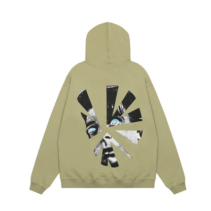Front Pocket Stars Patchwork Terry Baggy Pullover Hooded Hoodies for Men Streetwear Ropa Hombre Sudaderas Y2k Sweatshirts Street King Limited