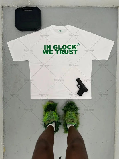y2k Street Hip Hop Goth Letter Pattern Oversized T-Shirt Men's Retro Casual Versatile Short Sleeve Loose Round Neck Top Women Street King Limited