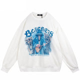 "Blue Magic" Unisex Men Women Streetwear Graphic Sweatshirt Daulet Apparel