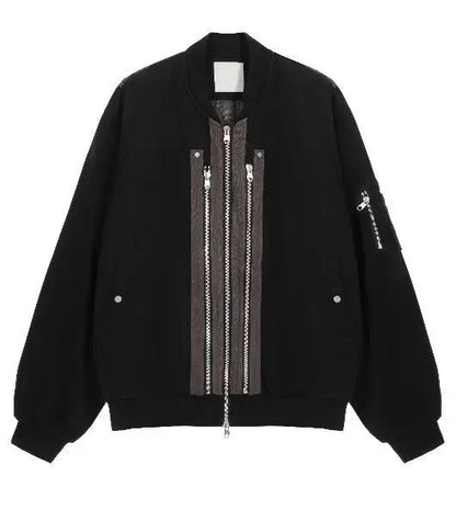 new 2023 luxury men undermycar zippers bomber coats jackets down coats shirts cotton nylon warm winter size 1 2 3 4 675 relaxed fit trousers