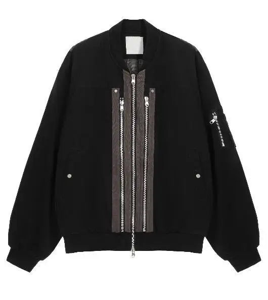 new 2023 luxury men undermycar zippers bomber coats jackets down coats shirts cotton nylon warm winter size 1 2 3 4 675 relaxed fit trousers