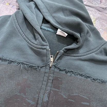 Cloth craft hooded zipper sweater jacket Street King Limited