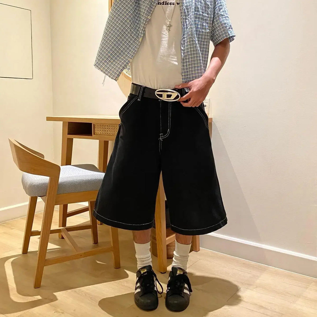 Harajuku Y2k Wexwear Embroidery Skateboarding Jeans Denim Men Letter Graphic Streetwear Shorts 2024 Baggy Gym Basketball Shorts Street King Limited