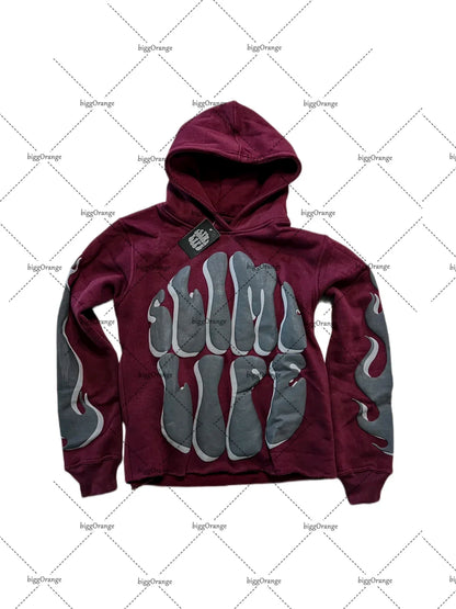 American Trendy Alphabet Oversize Hoodie Men's Y2K2023 High Street Clothing Fashion Loose and Versatile Pullover Sweatshirt Men Street King Limited