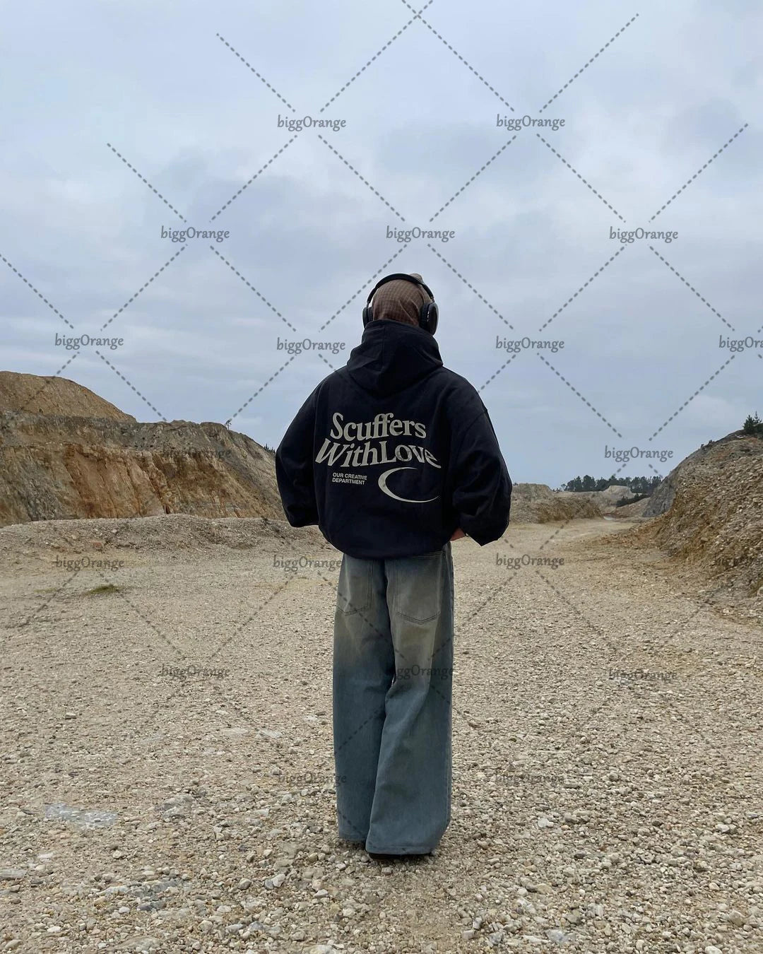 Fashion kawaii clothing letters oversized pullover sweater women's Y2K street hip-hop Harajuku loose all-match sweater men's Street King Limited