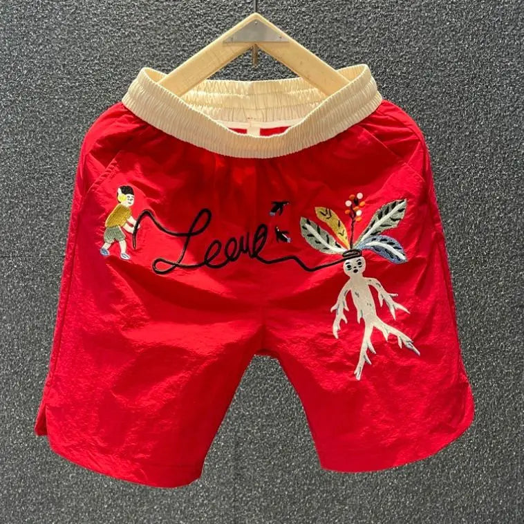 Men Basic shorts High quality fashion trend casual shorts basketball training Quick dry breathable Men shorts Beach Casual Short Street King Limited